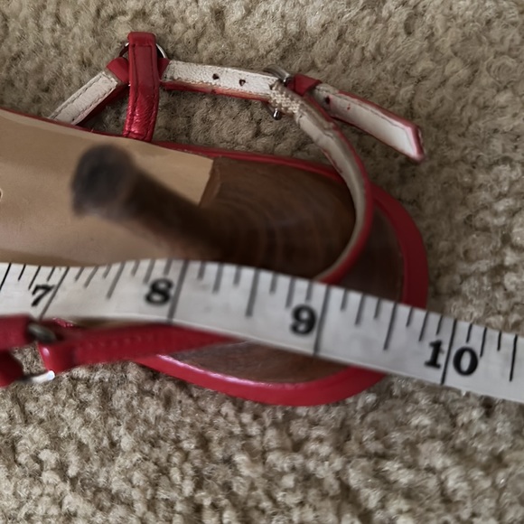 Coach Kelly with floral design sandals leather EUC - Picture 9 of 9